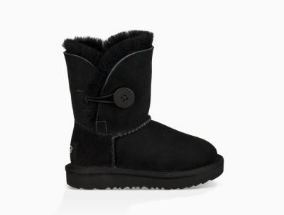 UGG Bailey Button II Toddlers Boots Black - AU 163KW